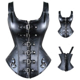 Steampunk Gothic Bustier Overbust Slimming Dress