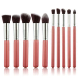 10 pcs Professional Makeup Brush Set