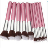 10 pcs Professional Makeup Brush Set