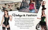 Brown Sexy Corsets and Bustiers Steampunk Gothic