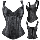 Steampunk Gothic Bustier Overbust Slimming Dress