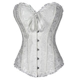 Brown Sexy Corsets and Bustiers Steampunk Gothic