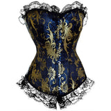 Brown Sexy Corsets and Bustiers Steampunk Gothic