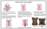 Brown Sexy Corsets and Bustiers Steampunk Gothic