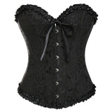 Brown Sexy Corsets and Bustiers Steampunk Gothic