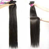 Straight Human Hair Bundles Hair Extensions