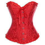Brown Sexy Corsets and Bustiers Steampunk Gothic