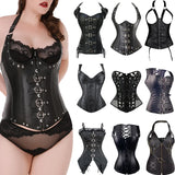 Steampunk Gothic Bustier Overbust Slimming Dress