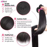 Straight Human Hair Bundles Hair Extensions