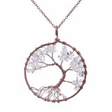 7 Chakra Tree Of Life Pendant Necklace