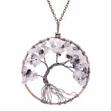 7 Chakra Tree Of Life Pendant Necklace
