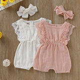 Summer Baby Girl Rompers for Newborn