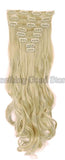 18" and 24" Long Curly Clip in Hair Extension