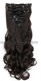 18" and 24" Long Curly Clip in Hair Extension