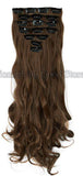 18" and 24" Long Curly Clip in Hair Extension