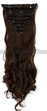 18" and 24" Long Curly Clip in Hair Extension