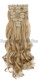 18" and 24" Long Curly Clip in Hair Extension